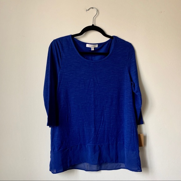 NWT Ellen Tracy Flowy Blouse - Picture 1 of 3